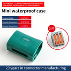 JINH IP68 Mini Gel Wire Connector Junction Box Waterproof 2 3 5 Ports Outdoor Easy Universal Wiring Rainproof Terminal Blocks
