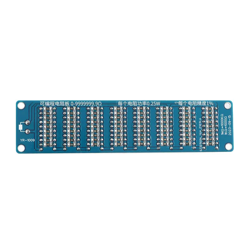 0.1-9999999R Programmable Resistor Resistance Board PCB Module Eight-segment 1% Accuracy 0.1-9999999MΩ 0.1Ω -9999999Ω ohm