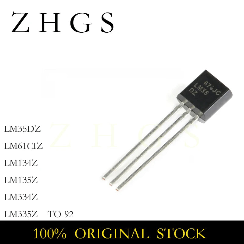 10PCS LM35DZ LM61CIZ LM134Z LM135Z LM334Z LM335Z TO-92 Precision Centigrade Temperature Sensors NEW STOCK
