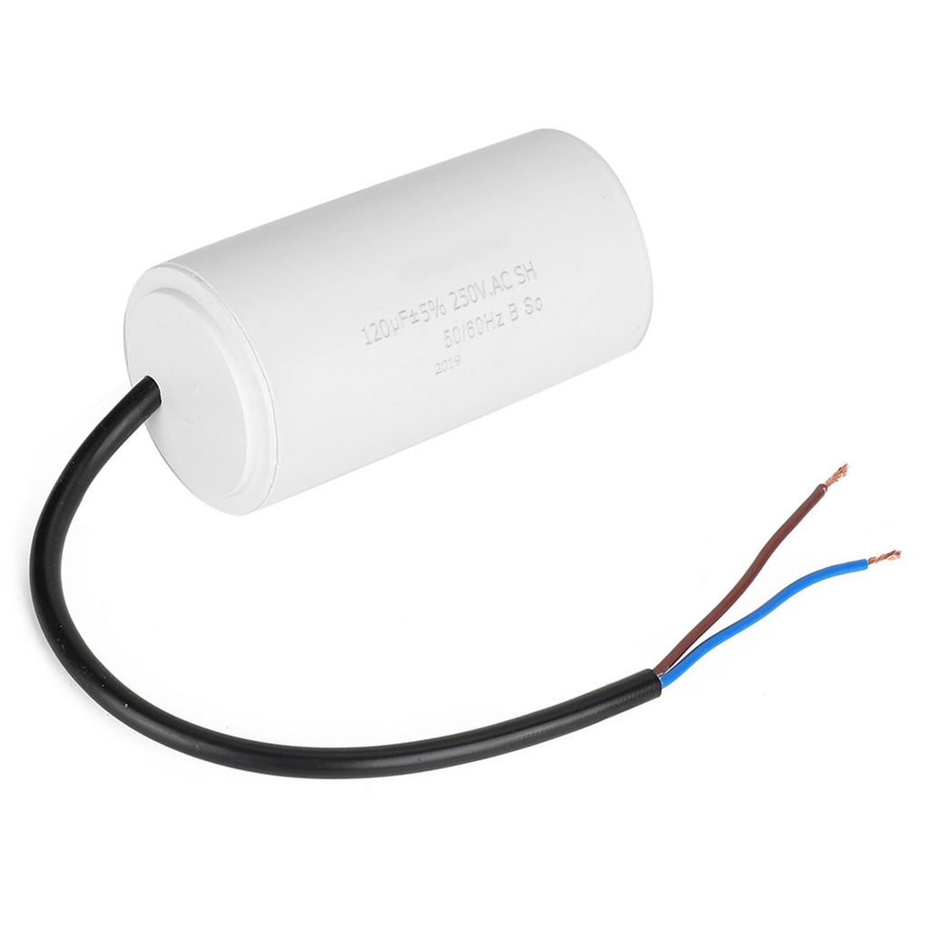 250V AC 120uF 50/60Hz CBB60 Motor Capacitor Run Capacitor for Motor Air Compressor CBB60 Capacitor Run Capacitor with Wire Lead