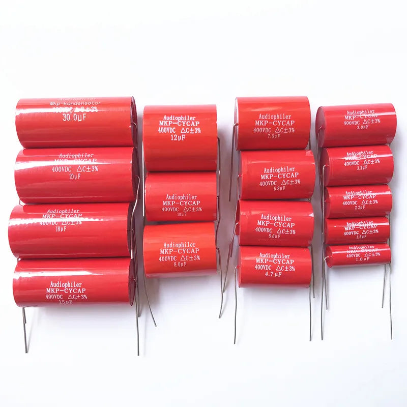 1PCS Audiophiler Axial MKP Capacitor Audio 250V 400V 630V 10UF/400V 0.1UF 0.22UF 0.33UF 6.8UF 7.5UF 8.2UF