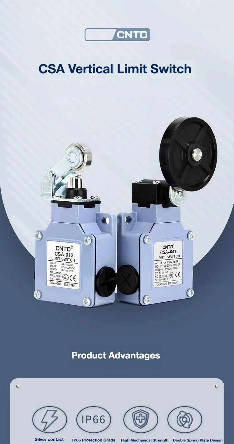 CNTD Limit Switch Micro Switch CSA-001 CSA-003 CSA-012 CSA-031 CSA-021 CSA-061 CSA-071 Waterproof Motion Sensor CSA-081 CSA-041