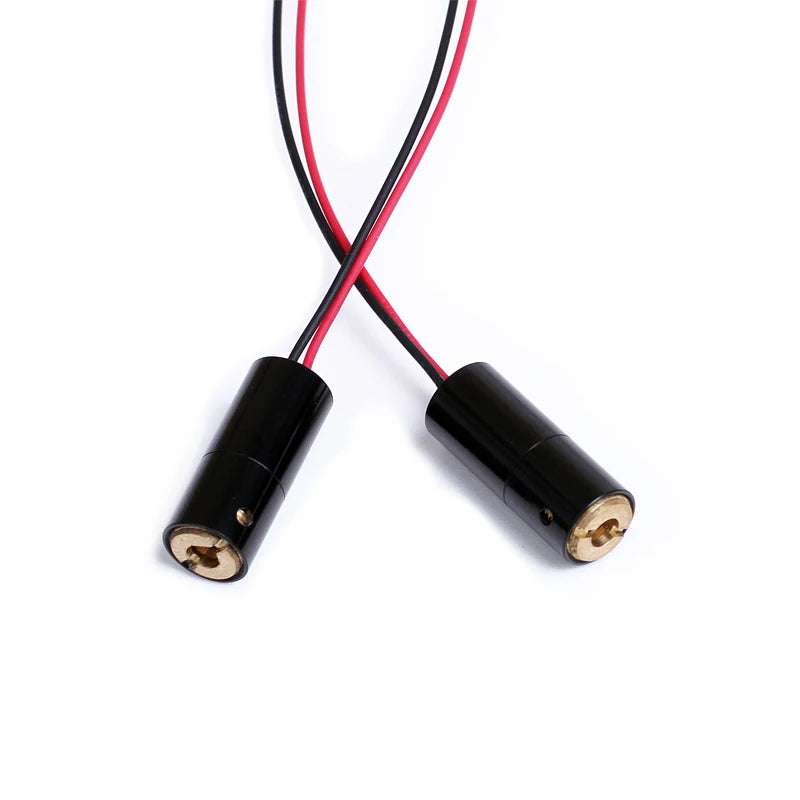 D8X18mm Focusable Laser Module 635nm 1mW 5mW Laser Head Red Dot Measuring Tool Glass/PMMA Lens Industrial Grade APC Driver