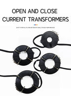 Circuit Open 60mm Aperture Current Transformer Power Measurement AC  Ct 300/5A Class 0.5 Low Voltage
