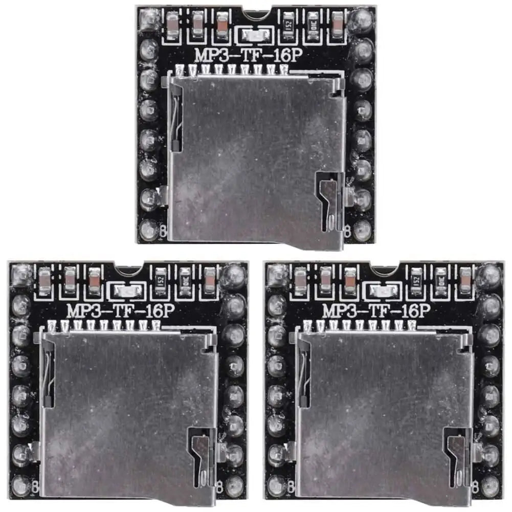 Dfplayer TF Card U Disk Mini MP3 DF Player Audio Voice Module IO/Serial Port/AD MP3-TF-16P For Arduino