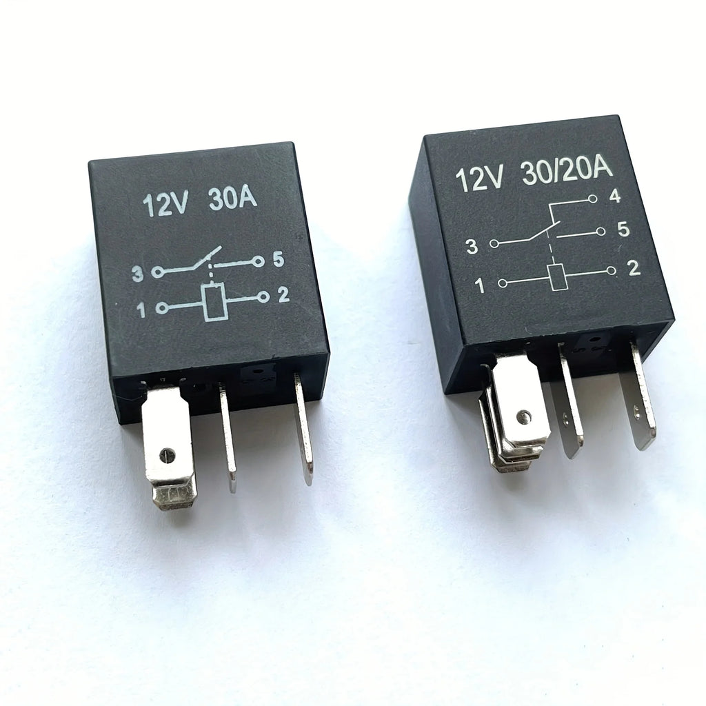 12V/24V 30A Violet Series 4-pin/5-pin Automotive Relay Air Conditioning Oil Pump Truck Relay