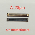 2-10pcs LCD Display Screen Flex FPC Connector For Samsung Galaxy A52 A72 A525 A526 A725 A725F A52 A526F Plug On Board 40 78 Pin
