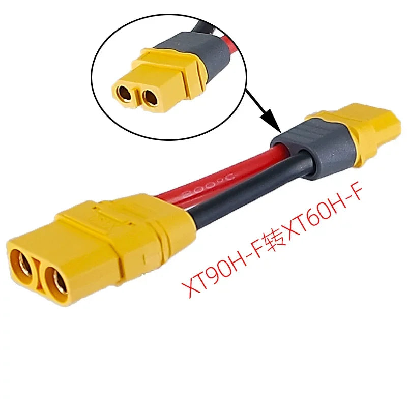 XT90 Male to XT90 Female Llithium Battery Balanced Charging Extension Cable Model Airplane XT90 to XT60 Battery Conversion Line