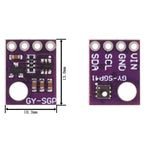 SGP41 SGP30 SGP40 Measurement Air Gas Sensor I2C Multi-pixel TVOC/eCO2 Formaldehyde Carbon Dioxide Detector Tester For Arduino
