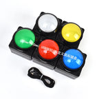 100MM USB Custom Button Remote Control Buzzer Switch Lottery Computer Mouse Shortcut Keyboard 2m