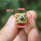 1PC Mini N10/N20/N30 Full Metal Gear Motor DC 3V 5V 6V 9V 12V Slow Speed Large Torque DIY Toy Model Electric Lock
