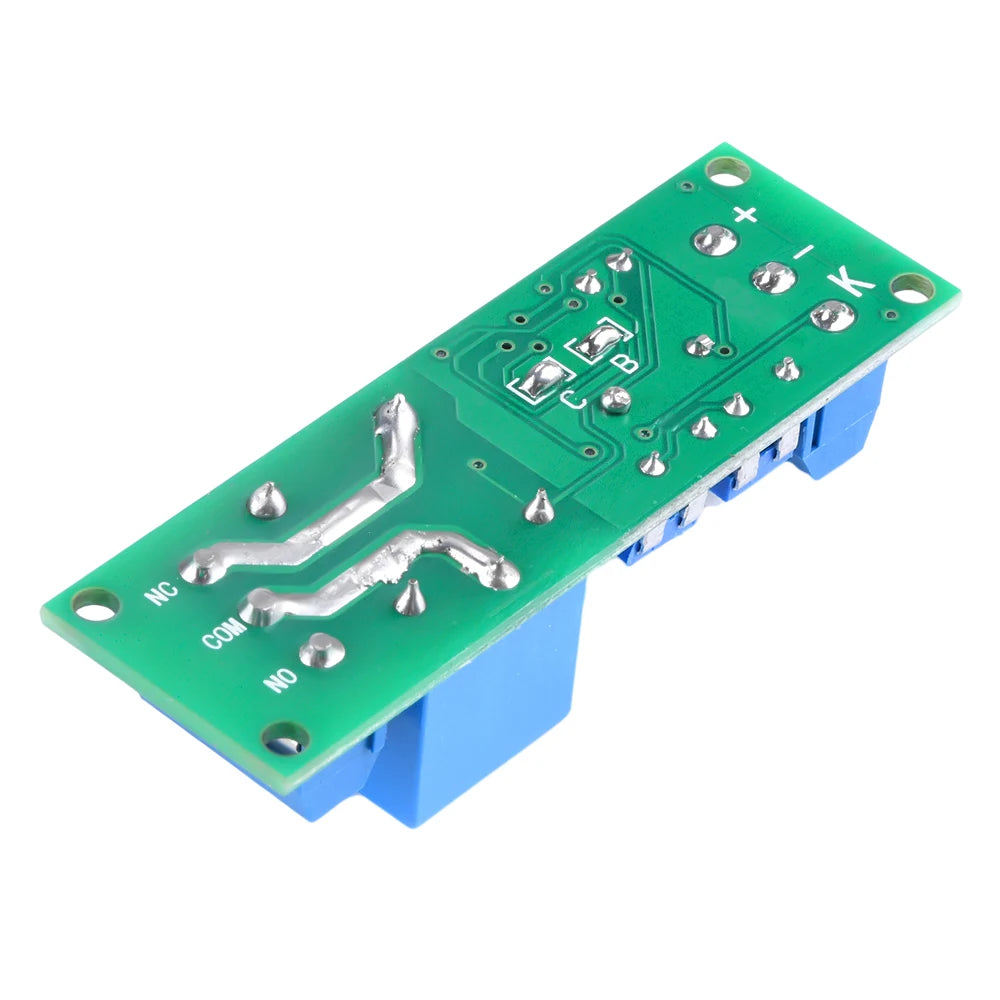 DC 5V 12V 24V Time Delay Relay Module Delayed Connection with Delayed Disconnection 2nd Gear Adjustable Relay Board 0-15 Minutes