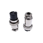 GX20 Metal Aviation Connector 2 3 4 5 6 7 8 9 10 12 14 15 Pin Male Female Plug Socket Panel Mount Flange Circular Cable Joint