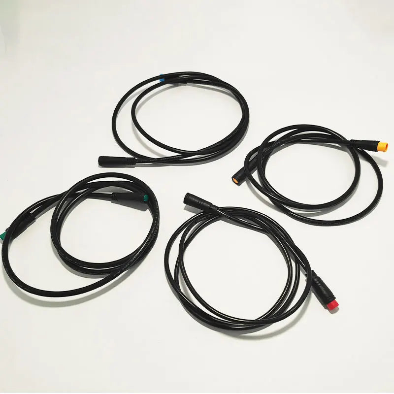 1m M8 2 3 4 5 6 Pin core male to female Julet Electric Butt Cable Plug Connector Scooter Brake waterproof Signal Sensor cord