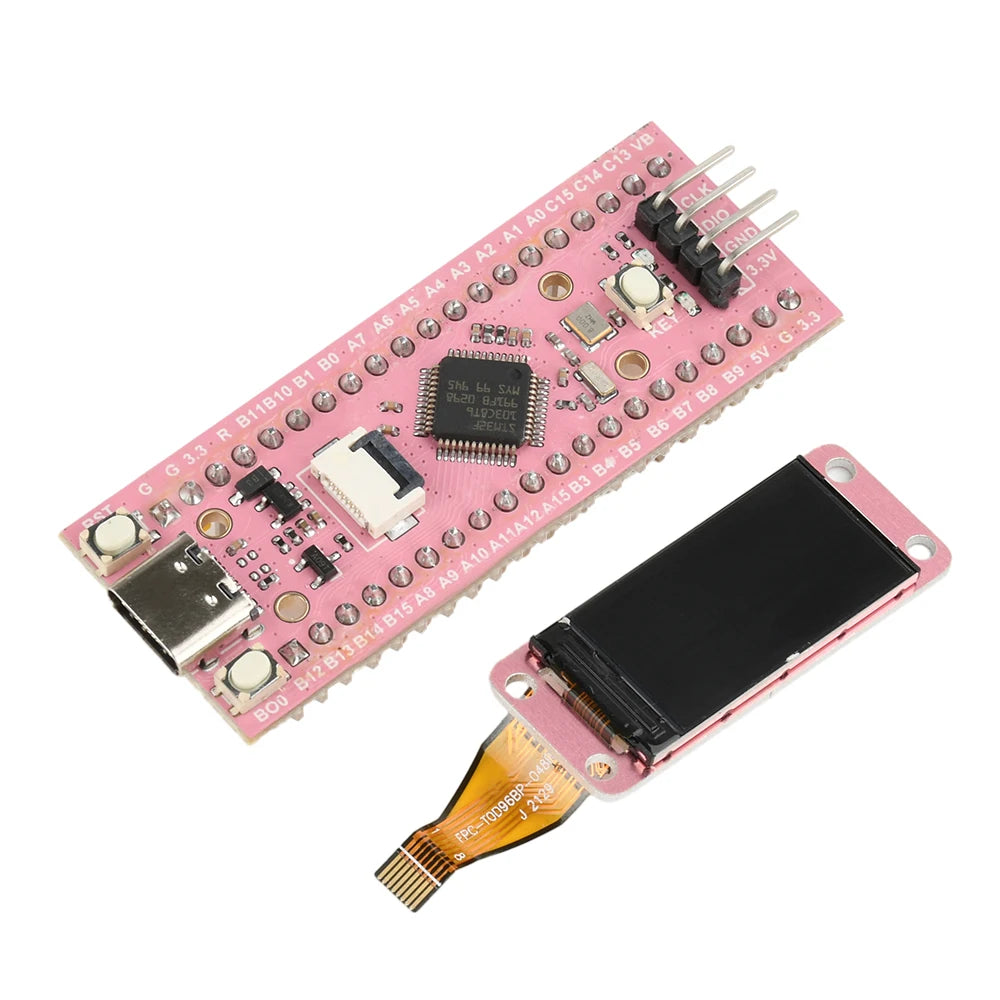 STM32F103C8T6 Development Board 0.96-inch LCD TFT Screen STM32  ARM Microcontroller Module Type C Interface