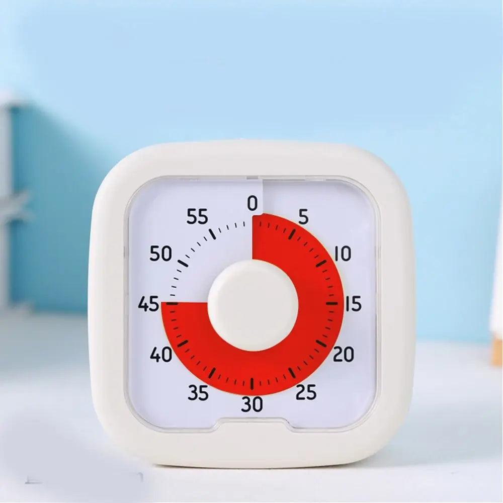 Silent Visual Timer 60-Minute Stopwatch Alarm Clock Countdown Timer Visualization Loud Kitchen Cooking Timer Kitchen