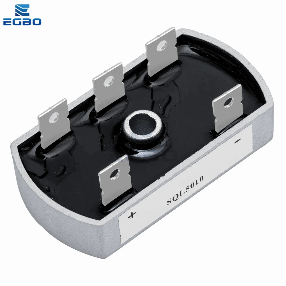 1~10PCS 50A 1200V SQL5010 Aluminum Metal Case 3 Phase Diode Bridge Rectifier 50Amp SQL50A Module