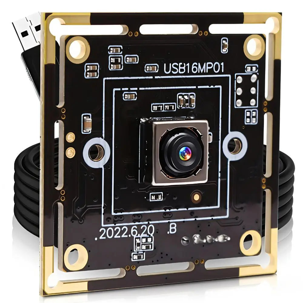 ELP 16MP Autofocus USB Camera IMX298 Sensor UVC Webcam for Barcode QR Code Identification