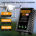 HTRC B3 2S-3S Lipo Battery Charger 110-220V AC LED 20W B3 Compact Charger Balance RC Charger