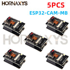 1-10PCS/ESP32-CAM ESP32-CAM-MB MICRO USB  Serial to WiFi ESP32 CAM Development Board CH340 CH340G 5V Bluetooth+OV2640 Camera New