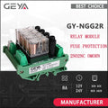 SALE GEYA 2/4/16 Channel PLC Relay Module 12V/24V DC 8A with Fuse Protection DIN Rail Mount Industrial Automation