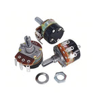 5pcs WH138-1 Adjustable Resistance Speed Regulator With Switch Potentiometer WH138-1 B5K B10K B20K B50K B100K B250K B500K B1M