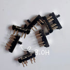 20PCS 8Pin DIP Mini Slide Switch 3Position Micro Toggle Switch 2P3T 13x3.5mm H=2/3/4mm Vertical Slide Switch MSS-23D18
