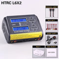 HTRC L6X2Lipo Intelligent Balanced Charger for RC Model Aircraft Dual Channel 2-6S Remote Control LiPo Battery Charger