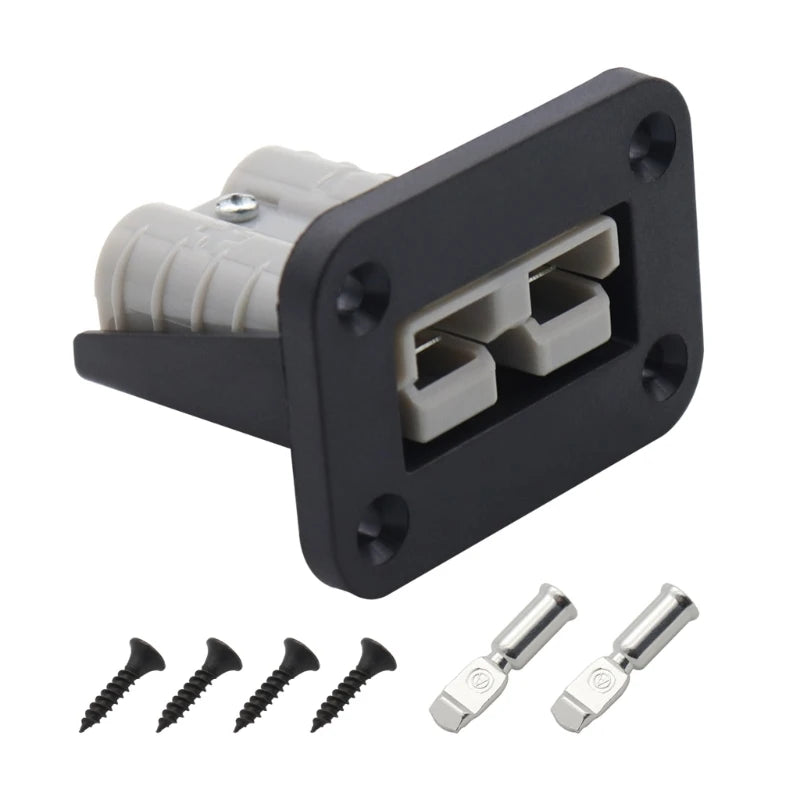 Flush Mount for Andersons Plug 50 Amp Connector Plug Flush Mount Recessed Plate