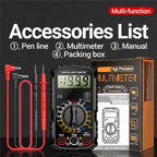 Digital Multimeter Voltage Tester Voltmeter SZ06 SZ308 TRMS 2000 Counts Auto-Ranging Ohm Volt Amp Meter Measuring AC/DC Voltage