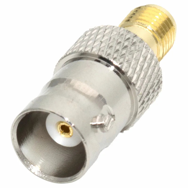 BNC Male Female Jack to SMA Female Jack Straight RF Adapter BNCK SMAK Coaxial Connector High Quality for SDR CCTV Camera Scanner