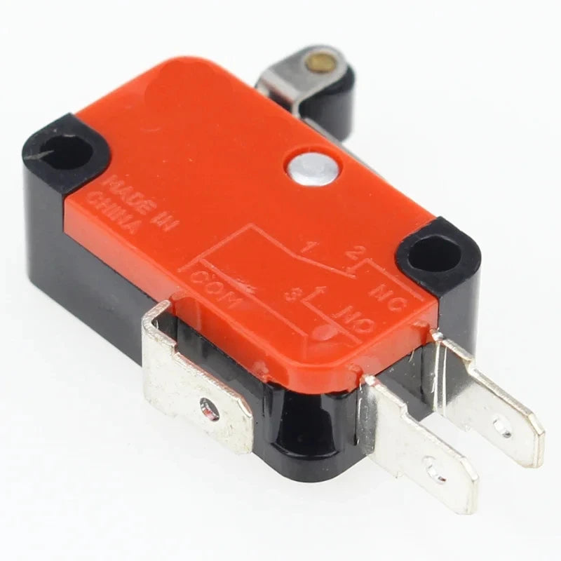 5/10pcs Large Micro Switch V-15-1C25/V-154-1C25/V-155-1C25, Silver Point, Contact Switch, Copper Point Tact Switch 15A 250V