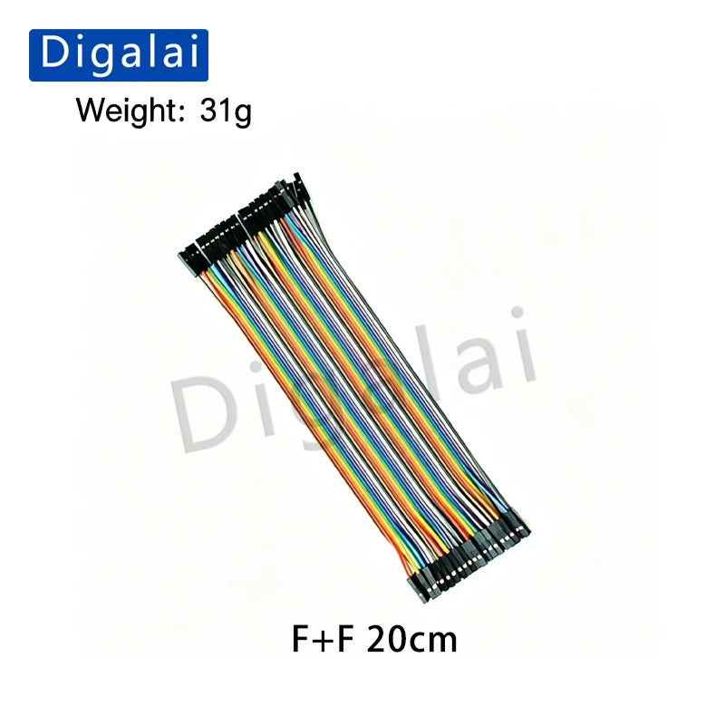 Dupont Wire Jumper Cable M+M F+F M+F 10CM 15CM 20CM 30CM 40CM Breadboard Connecting Wire For Arduino DIY Project