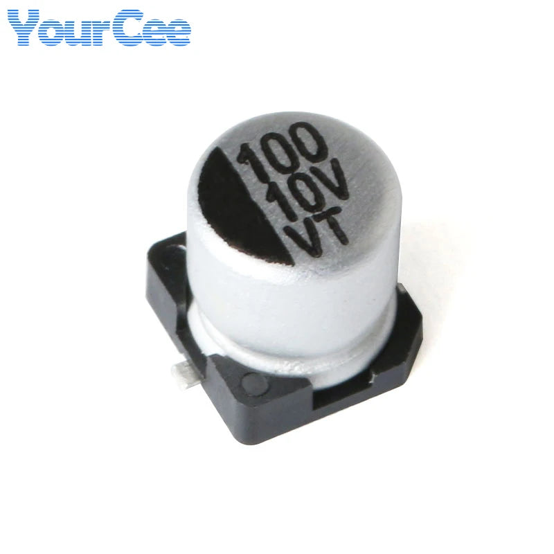 50pcs/10pcs SMD Electrolytic Capacitor Aluminum 6.3V 10V 16V 25V 35V 50V 63V 100V 400V 1UF 4.7UF 10UF 47UF 100UF 470 680 1000UF