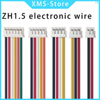 10PCS JST ZH1.5 ZH 1.5mm Wire Cable Connector 2/3/4/5/6/7/8/9/10/12 Pin 1.5MM Pitch  Plug 10CM/20cm/30CM Wire Length 28AWG