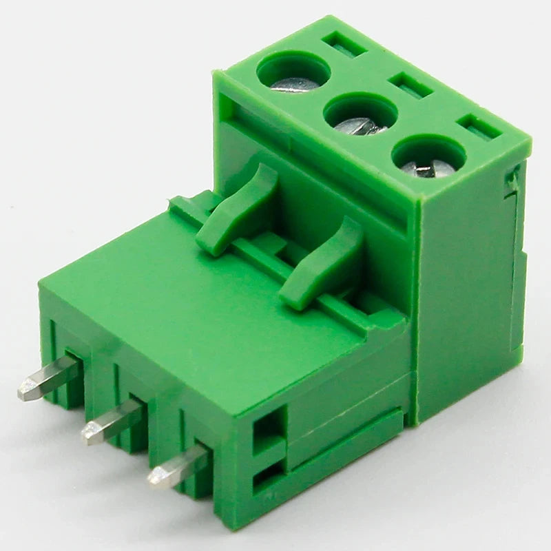 10 Sets 3Pin Terminal Plug Type 300V 10A 5.08mm Pitch Connector PCB Screw Terminal Block