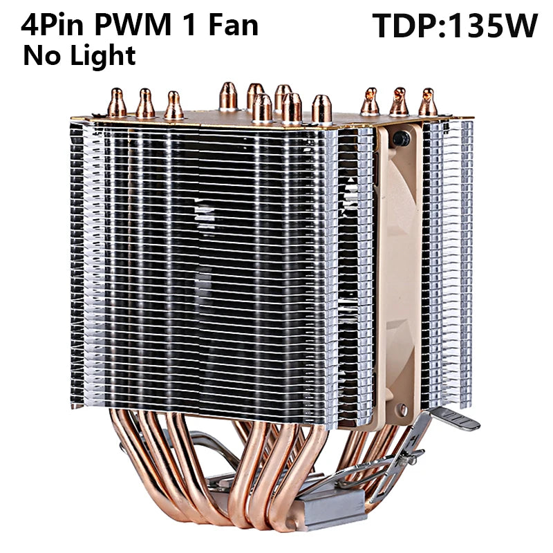XUANFENG Air-cooled CPU Cooler 90mm Fan Twin Towers 4/6 Heat Pipe 4pin/PWM Compatible LGA2011 115x 1200 1700 X79 X99 AMD AM3 AM4