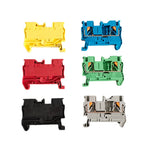 10Pcs PT2.5 Push-in Terminal 2.5mm² Cable Wire Electrical Connector DIN Rail Terminal Block Feed-Through Strip Plug PT-2.5