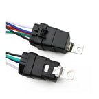 Automotive Relay Harness Kit 4-Pin SPST 40A 12V Sockets Switch Relays with 12&16 AWG Tinned Heavy-Duty Wires, 40 AMP for Car Tru