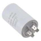 CBB60 Run Capacitor 16uF 450V AC Double Insert 50/60Hz Cylinder 72x40mm White for Air Compressor Water Pump Motor