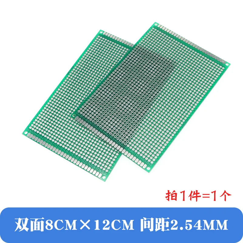 2x8cm 6x8cm 7x9cm 5x7cm 8X12cm 15X20cm 18X30cm 20X30cm Double Side Prototype Diy Universal Printed Circuit PCB Board Protoboard
