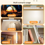 LED Eye‑Caring Desk Lamp Rechargeable Magnetic Night Lights Mirror Front Lamp Dormitory Student Reading Small Desk Lamp