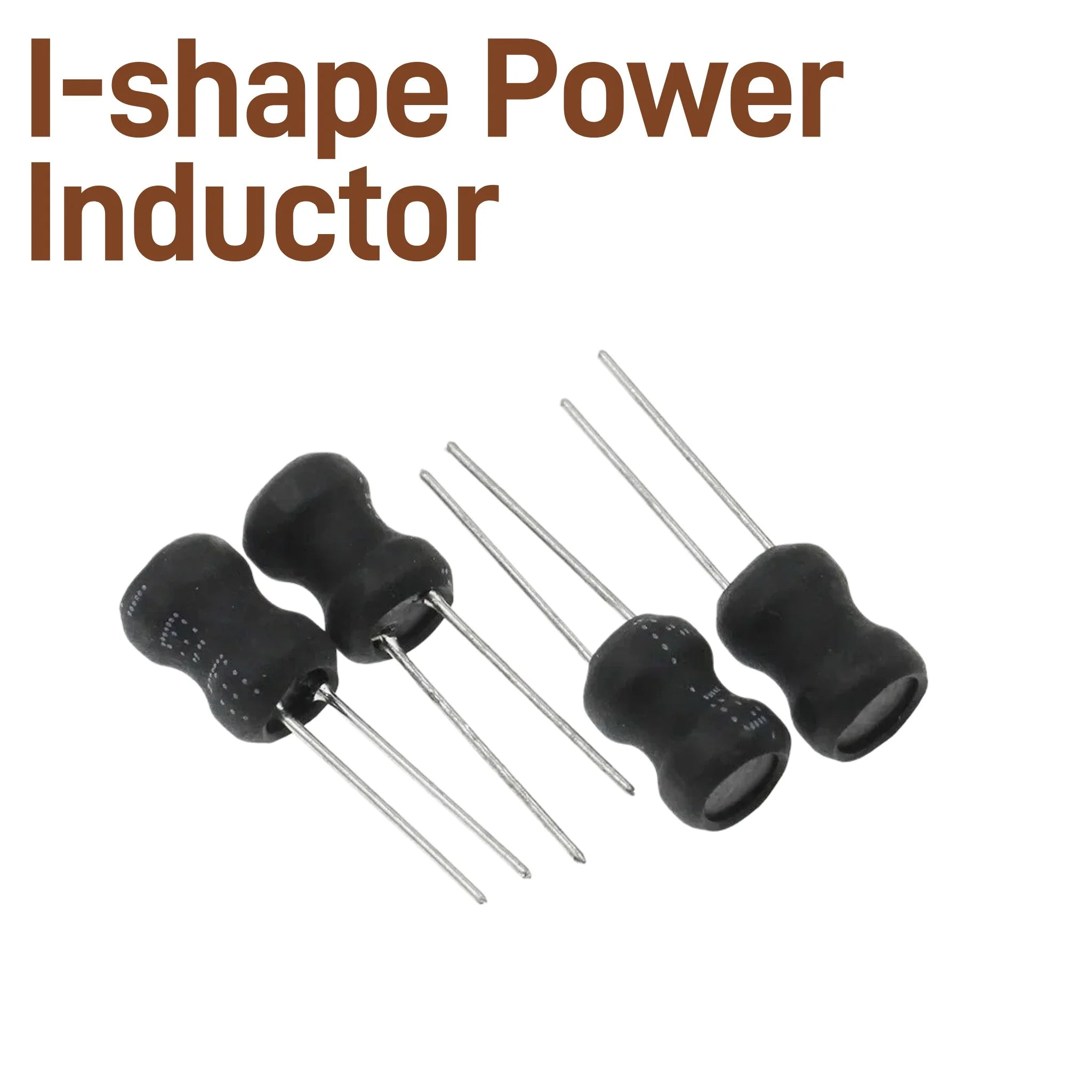 10/50PCS 0608 6*8mm I-Shape Power Inductor Copper Winding Coil 68UH~10MH LC Filter Choke Coil For Converter LED Power Supply