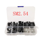 JST 1.25/PH2.0/XH2.54/SM2.54/JST SYP 2P/VH3.96 Male Plug + Female Socket Plastic Housing Terminal Pin Header Wire Connector