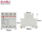 40A 63A 230V Din Rail Automatic Recovery Reconnect Over Voltage Under Voltage Protective Device Protection Relay