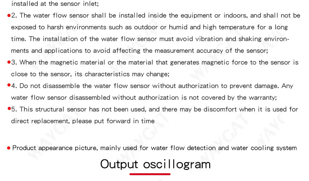Water Flow Sensor Flowmeter Hall Flow Sensor Water Control 1-30L/min