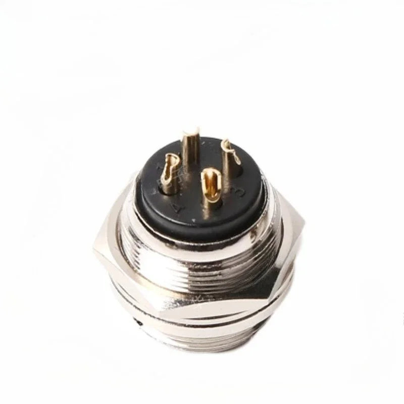 GX16 3 4 5 6 7 8 Pin Connector Cable Pure Copper Gold-plating 16MF GX16F Pin AB Reversed Aviation Plug Socket with Wire 0.3-3M