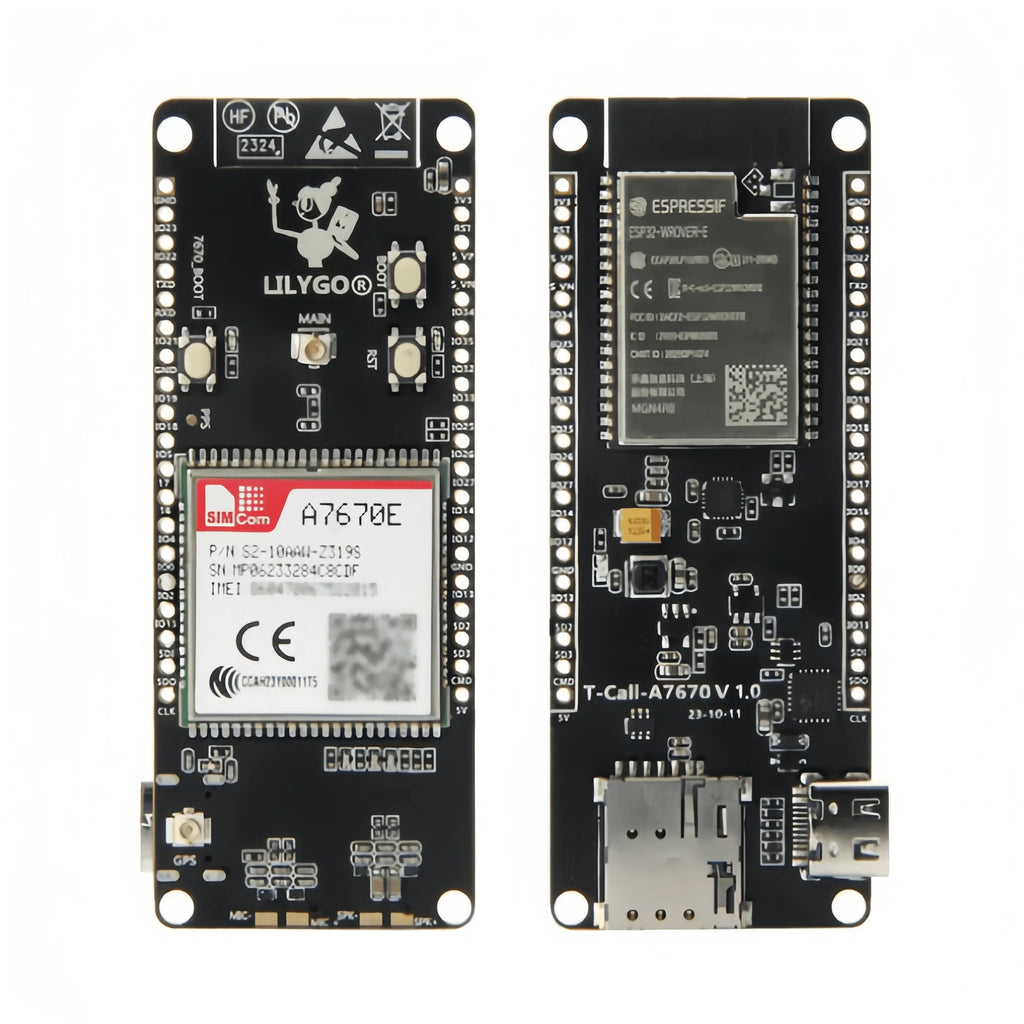 LILYGO® T-Call A7670 4G 2G ESP32 Development Board A7670E LTE GSM Module