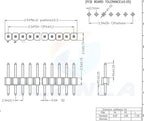 10PCS 1X40Pin Breakable Pin Header 2.54mm Single Row Male Header Connector PCB Pin Strip for Arduino Yellow/Green/White/Black