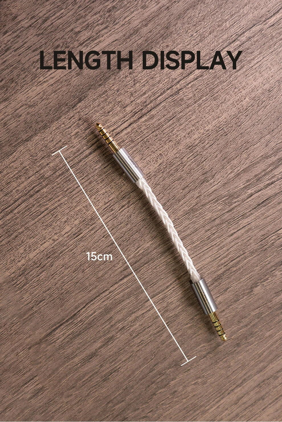 HiBy AUX HiFi Audio Cable Male Gold-plated Copper Jack 3.5mm / 4.4mm for R2 R3 R5 R6 R8 MP3 Music Player Dock Car Speaker